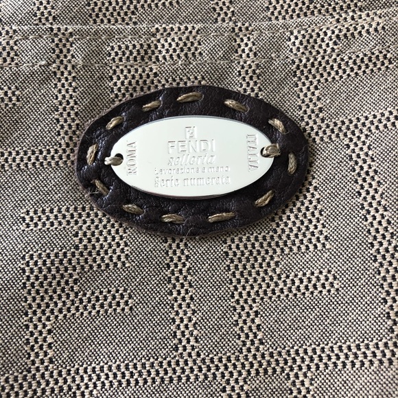 Fendi zucca logo jacquard pattern  jeans pants xs - Picture 7 of 9